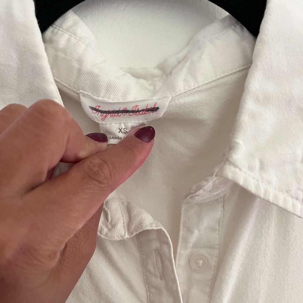Ingrid & Isabel Classic White Shirt Dress - Picture 3 of 5